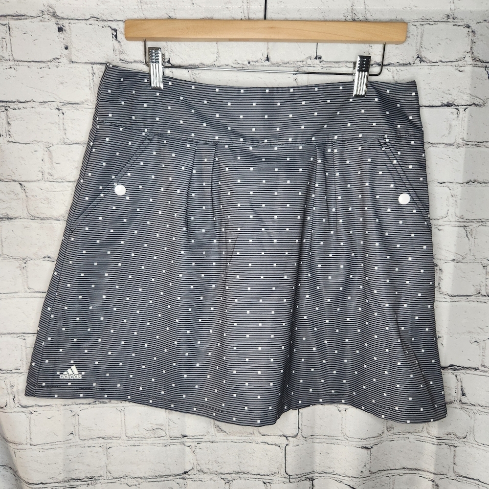 Adidas Black and‎ Gray Clima Cool Golf Skort Skirt Size 6